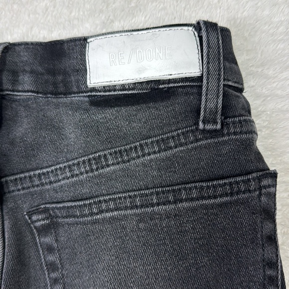 Re/Done Black Straight Leg Jeans Timeless Style - Picture 4 of 10
